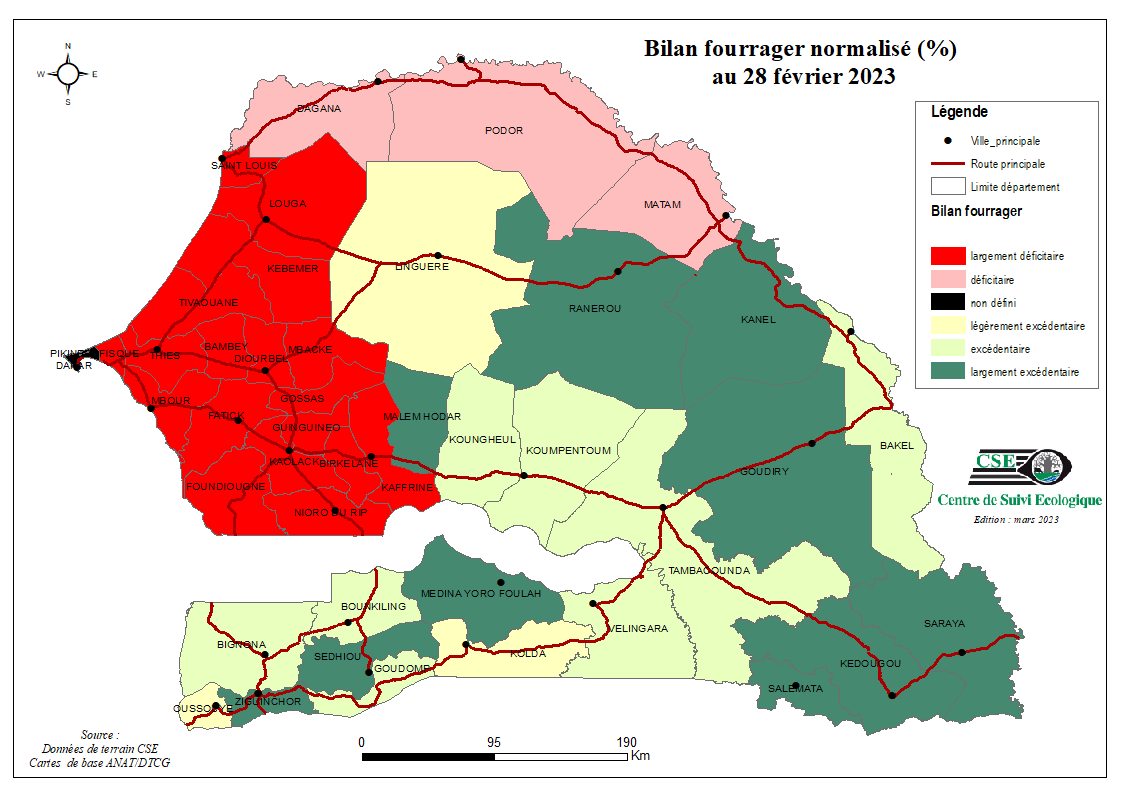 Bilan fourrager au 28 fev 2023